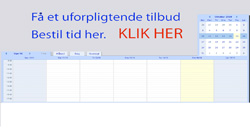 Du kan bestille tid for tilbud her. KLIK